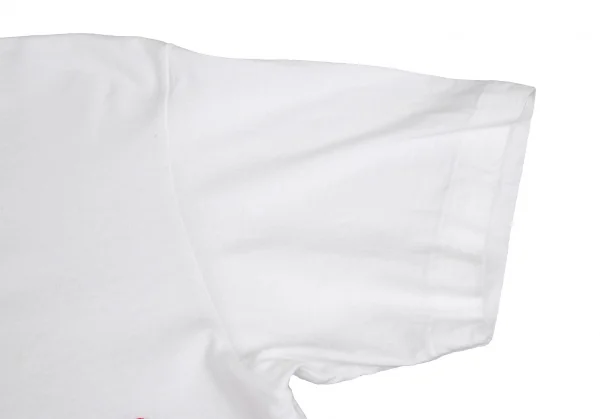 コムデギャルソン オムプリュスCOMME des GARCONS HOMME PLUS フラワードローイングプリントTシャツ 白M位 K-127195_005