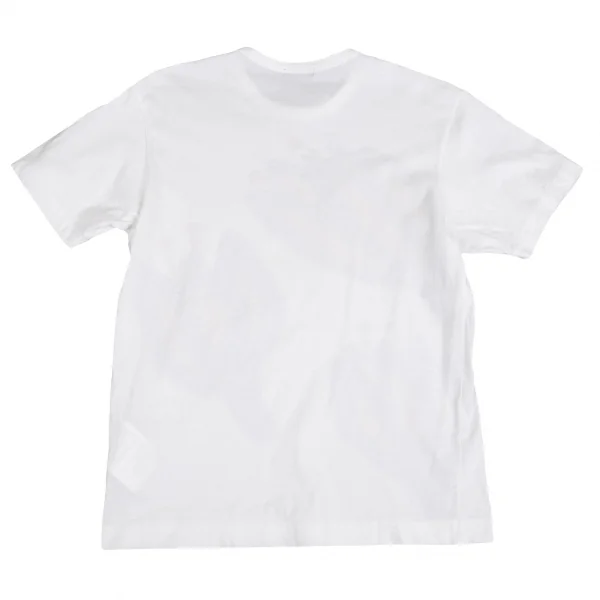 コムデギャルソン オムプリュスCOMME des GARCONS HOMME PLUS フラワードローイングプリントTシャツ 白M位 K-127195_009