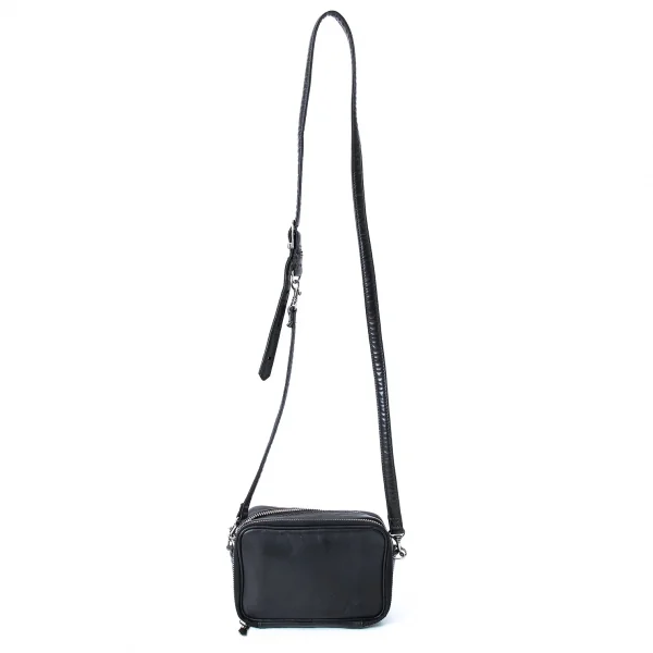 ジャンポールゴルチエJean Paul GAULTIER コーティングマルチポケットショルダーバッグ 黒 K-127218_006