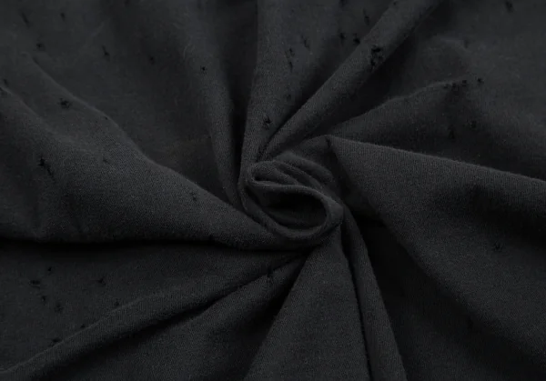 アルマーニジーンズARMANI JEANS ダメージデザインバックプリントTシャツ 黒XXL K-127226_011