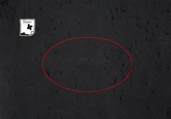 アルマーニジーンズARMANI JEANS ダメージデザインバックプリントTシャツ 黒XXL K-127226_009