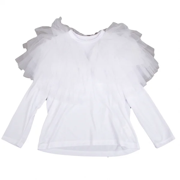 COMME des GARCONS Mesh Frill Docking T Shirt K-127239_002