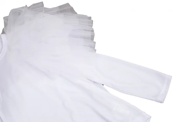 COMME des GARCONS Mesh Frill Docking T Shirt K-127239_008