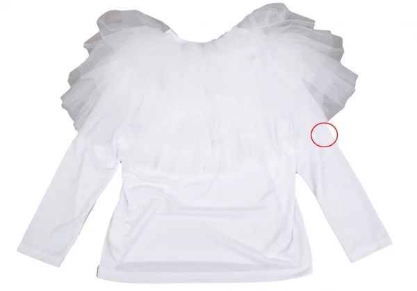 COMME des GARCONS Mesh Frill Docking T Shirt K-127239_014