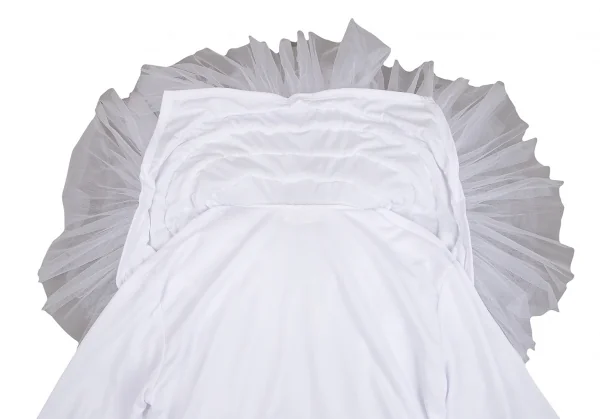 COMME des GARCONS Mesh Frill Docking T Shirt K-127239_016