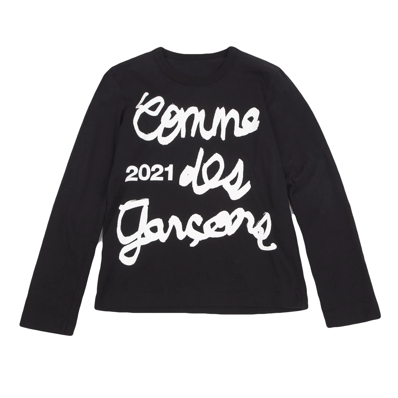 コムデギャルソンCOMME des GARCONS コットン手書きロゴロング