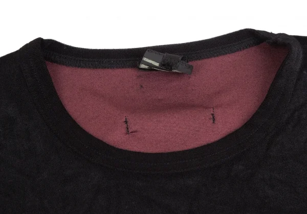 ジャンポールゴルチエ オムJean Paul GAULTIER HOMME 袖ロゴデザインカットソー 黒48 K-127264_003