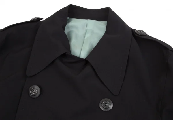 ジャンポールゴルチエ オムJean Paul GAULTIER HOMME ダブルハーフコート 黒50 K-127271_003