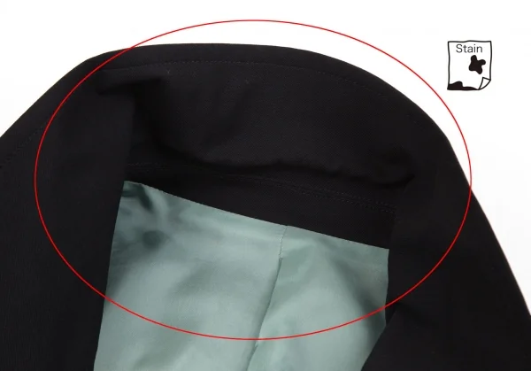 ジャンポールゴルチエ オムJean Paul GAULTIER HOMME ダブルハーフコート 黒50 K-127271_005