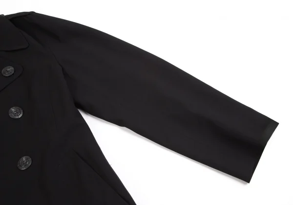 ジャンポールゴルチエ オムJean Paul GAULTIER HOMME ダブルハーフコート 黒50 K-127271_007