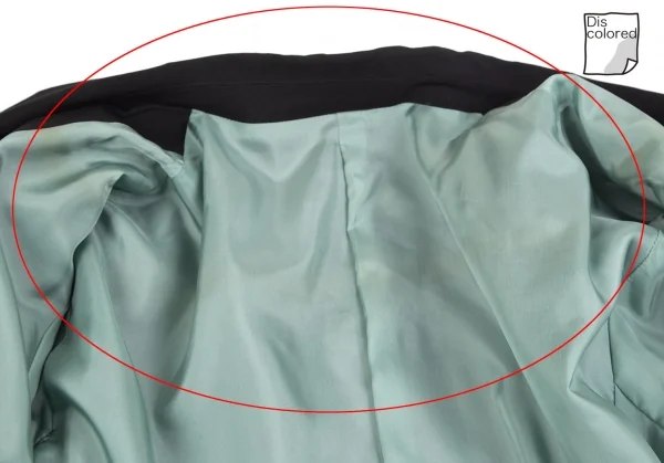 ジャンポールゴルチエ オムJean Paul GAULTIER HOMME ダブルハーフコート 黒50 K-127271_015