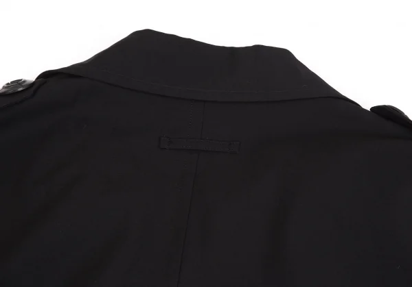 ジャンポールゴルチエ オムJean Paul GAULTIER HOMME ダブルハーフコート 黒50 K-127271_017