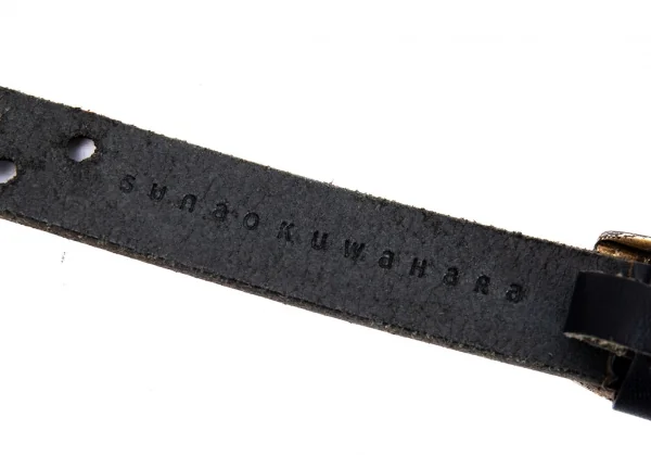 スナオクワハラsunaokuwahara メニーホール飾りベルト 黒 K-127299_011