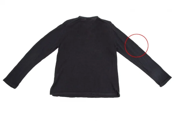 ジョセフ オムJOSEPH HOMME コットンリネンヘンリーネックカットソー 黒50 K-127302_013