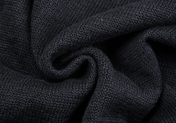 ジョセフ オムJOSEPH HOMME コットンリネンヘンリーネックカットソー 黒50 K-127302_016