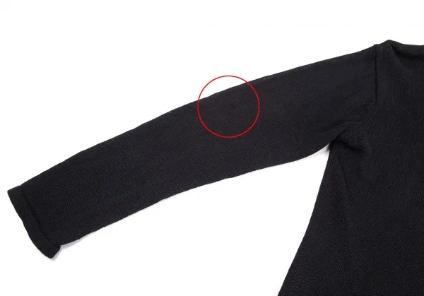 ジョセフ オムJOSEPH HOMME コットンリネンヘンリーネックカットソー 黒50 K-127302_007