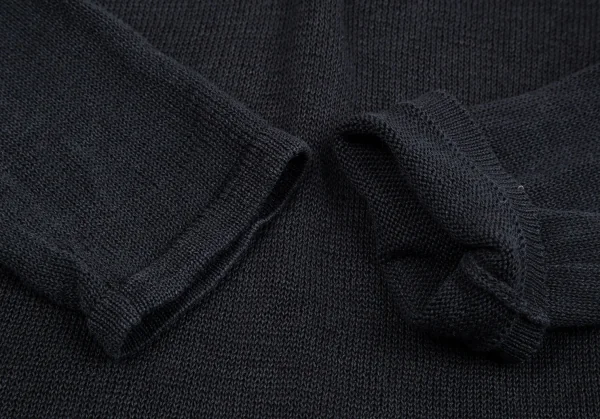 ジョセフ オムJOSEPH HOMME コットンリネンヘンリーネックカットソー 黒50 K-127302_009