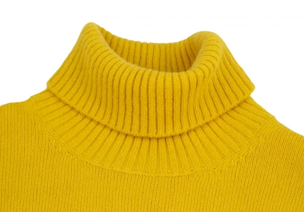 ランバンコレクションLANVIN collection ウールタートルネックリブニット 黄色48 K-127310_002