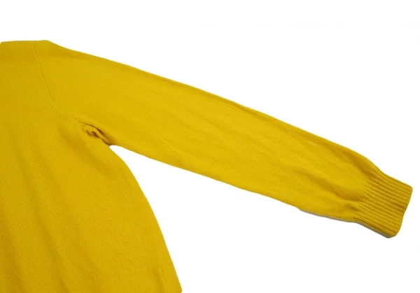 ランバンコレクションLANVIN collection ウールタートルネックリブニット 黄色48 K-127310_004