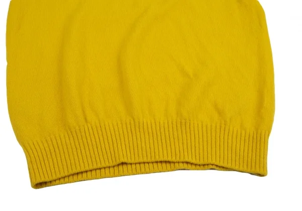 ランバンコレクションLANVIN collection ウールタートルネックリブニット 黄色48 K-127310_006