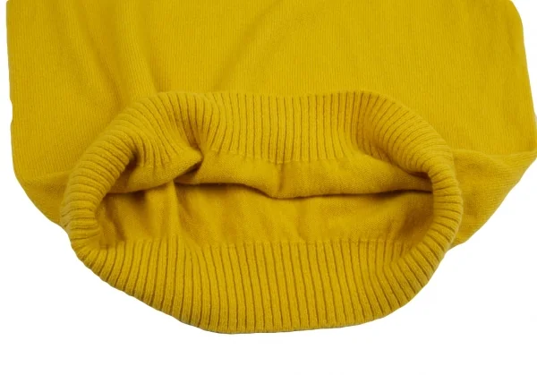 ランバンコレクションLANVIN collection ウールタートルネックリブニット 黄色48 K-127310_007