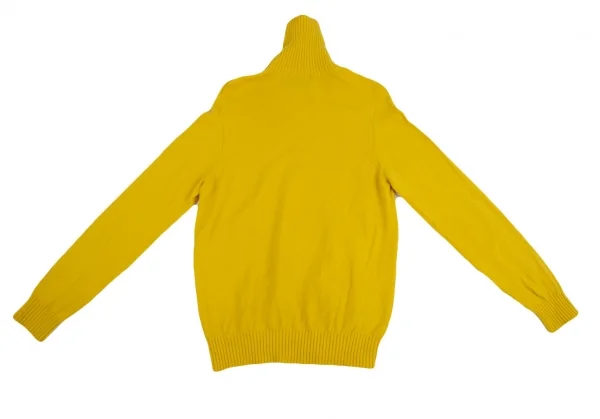 ランバンコレクションLANVIN collection ウールタートルネックリブニット 黄色48 K-127310_008