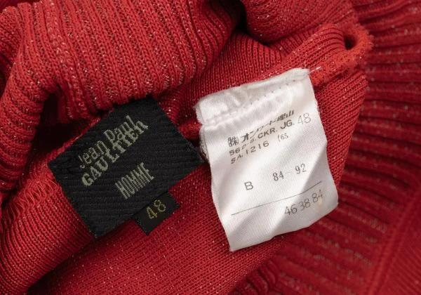 Jean Paul GAULTIER HOMME Rayon Nylon Turtleneck Knit Sweater K-127327_015