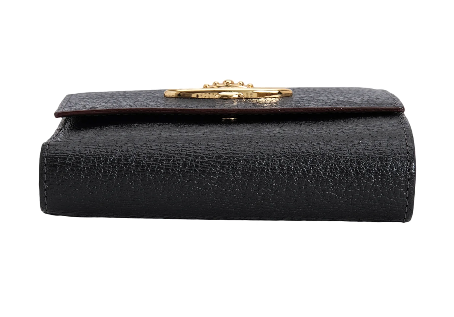 Vivienne Westwood EXECUTIVE Orb Leather Folding Wallet Black