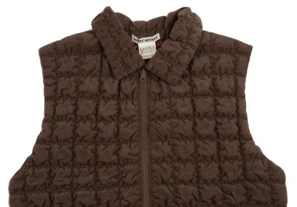 ISSEY MIYAKE Quilted Reversible Zip Vest K-127356_004