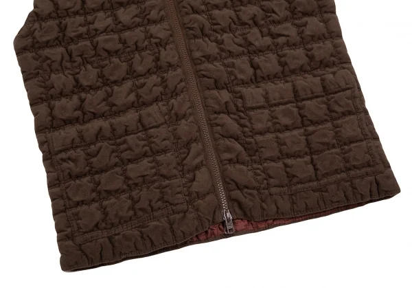 ISSEY MIYAKE Quilted Reversible Zip Vest K-127356_007