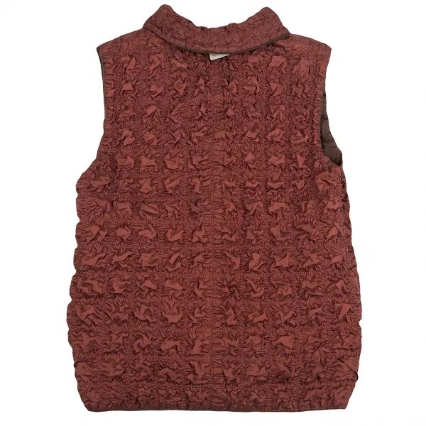 ISSEY MIYAKE Quilted Reversible Zip Vest K-127356_015