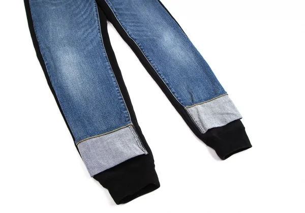 ジュンヤワタナベ マン コムデギャルソン×リーバイスJUNYA WATANABE MAN COMME des GARCONS×Levi's デニムドッキングスウェットパンツ ブルー黒S K-127386_006