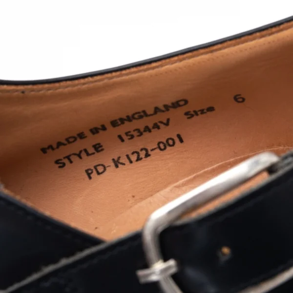 コムデギャルソン オムプリュス×ジョージコックスCOMME des GARCONS HOMME PLUS×GEORGE COX クリーパーラバーソールレザーストラップシューズ 黒6(26cm位) K-127401_015