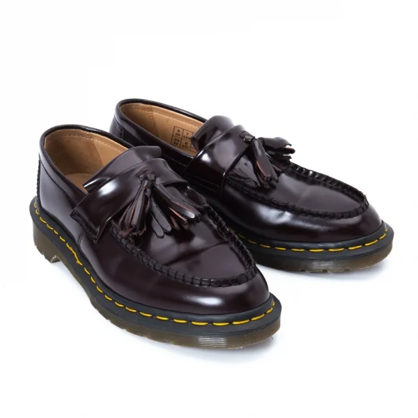 コムコム コムデギャルソンコムデギャルソン×ドクターマーチンCOMME des GARCONS × Dr.Martens タッセルレザーシューズ 赤茶UK6(25cm位) K-127402_001