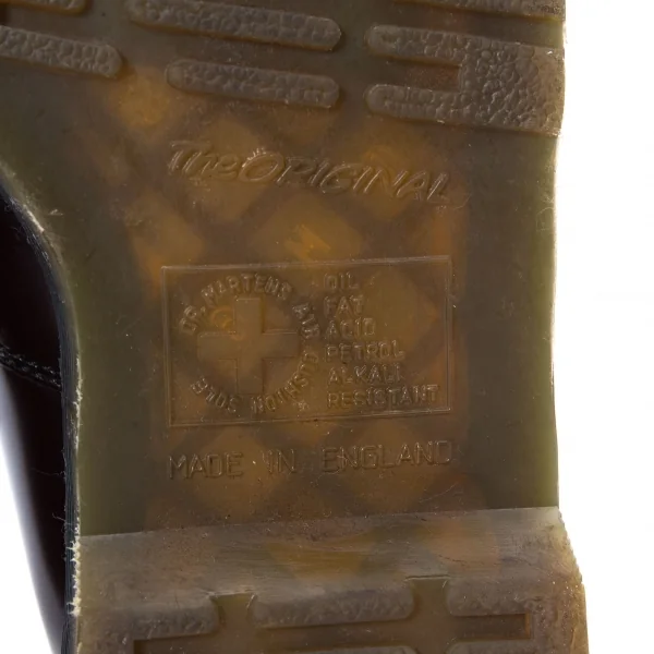 コムコム コムデギャルソンコムデギャルソン×ドクターマーチンCOMME des GARCONS × Dr.Martens タッセルレザーシューズ 赤茶UK6(25cm位) K-127402_010