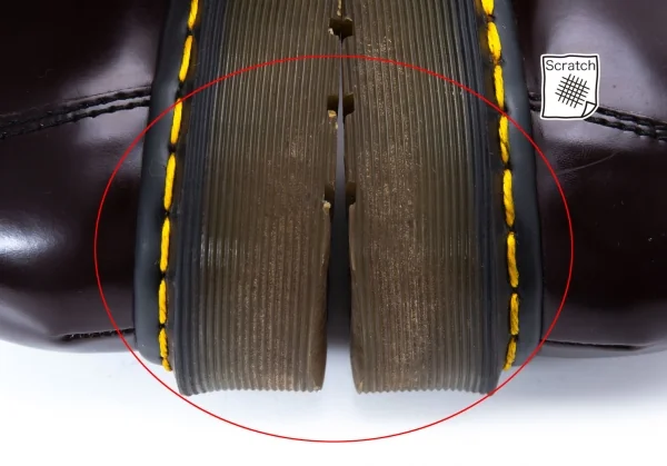 コムコム コムデギャルソンコムデギャルソン×ドクターマーチンCOMME des GARCONS × Dr.Martens タッセルレザーシューズ 赤茶UK6(25cm位) K-127402_011