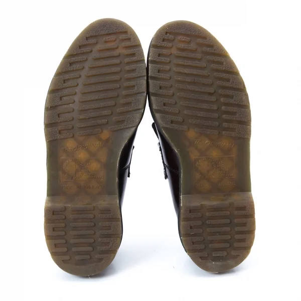 コムコム コムデギャルソンコムデギャルソン×ドクターマーチンCOMME des GARCONS × Dr.Martens タッセルレザーシューズ 赤茶UK6(25cm位) K-127402_009