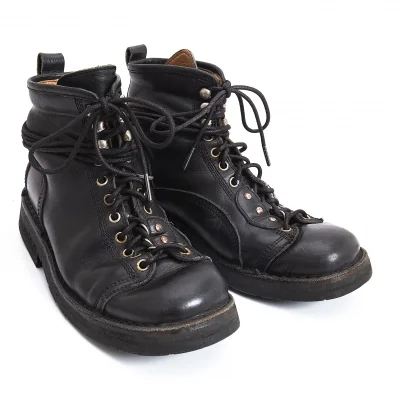 Yohji Yamamoto POUR HOMME Tire sole monkey boots