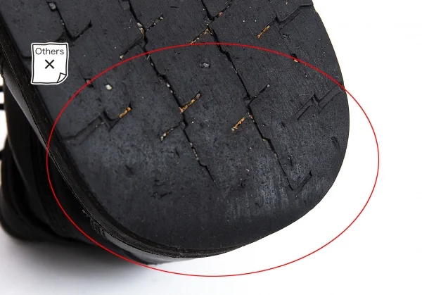 ヨウジヤマモト プールオムYohji Yamamoto POUR HOMME タイヤソールレザーモンキーブーツ 黒26.5位 K-127404_006