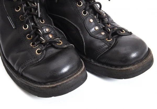 ヨウジヤマモト プールオムYohji Yamamoto POUR HOMME タイヤソールレザーモンキーブーツ 黒26.5位 K-127404_008