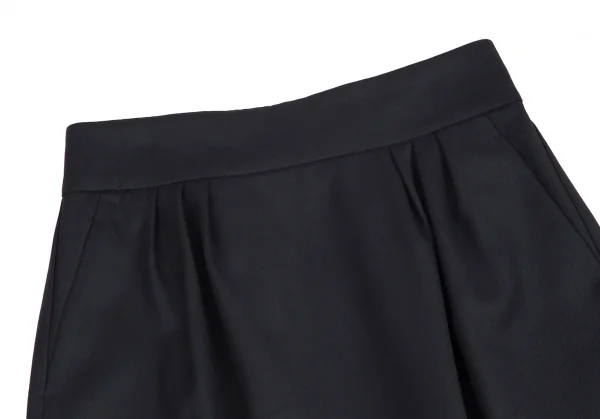YOKO CHAN Wool Gabardine Tuck Skirt K-127411_003