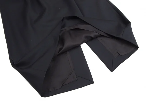 YOKO CHAN Wool Gabardine Tuck Skirt K-127411_006