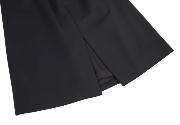 YOKO CHAN Wool Gabardine Tuck Skirt K-127411_009