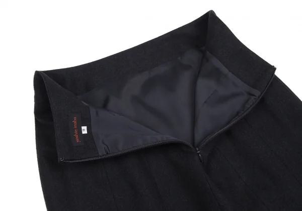 yoshie inaba Wool Cashmere Blend Pleated Skirt K-127414_007