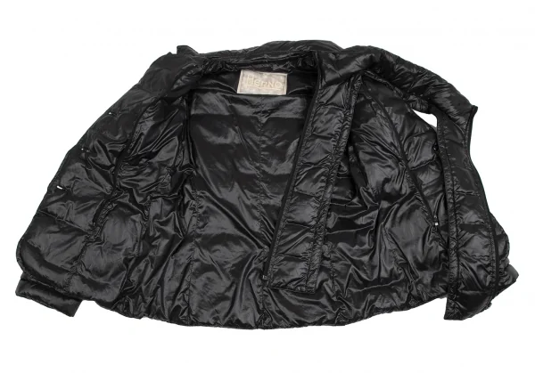 ヘルノHERNO Bolla フロントレイヤードポリダウンジャケット 黒44 K-127417_013