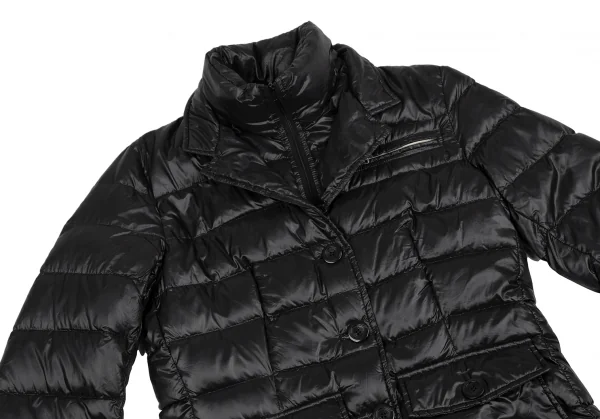 ヘルノHERNO Bolla フロントレイヤードポリダウンジャケット 黒44 K-127417_003