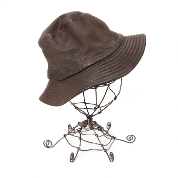 中古美品　VAUNDY レプリカ　バケットハット　55〜57cm Munsingwear チェック柄 バケットハット -デサントストア