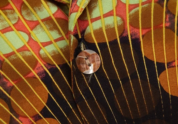 Jean-Paul GAULTIER CLASSIQUE Psychedelic Printed Rayon Shirt K-127422_005