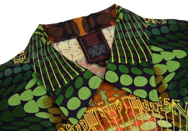 Jean-Paul GAULTIER CLASSIQUE Psychedelic Printed Rayon Shirt K-127422_006