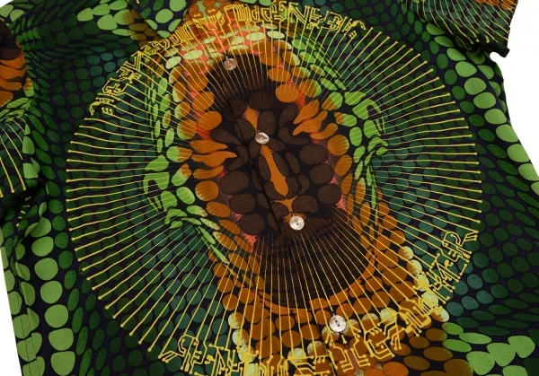 Jean-Paul GAULTIER CLASSIQUE Psychedelic Printed Rayon Shirt K-127422_008